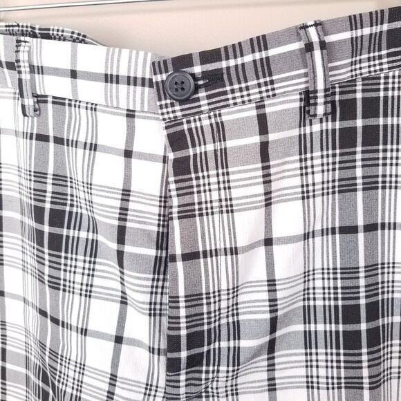 Cool 18 Golf Shorts Mens 36 Pro Expanded Waist Flat Front Belted Loop - Picture 3 of 12